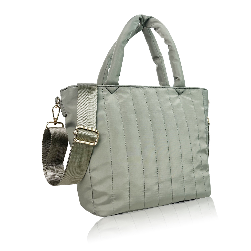 Florence Clementine Nylon Padded Shoulder Bag Go Wholesale