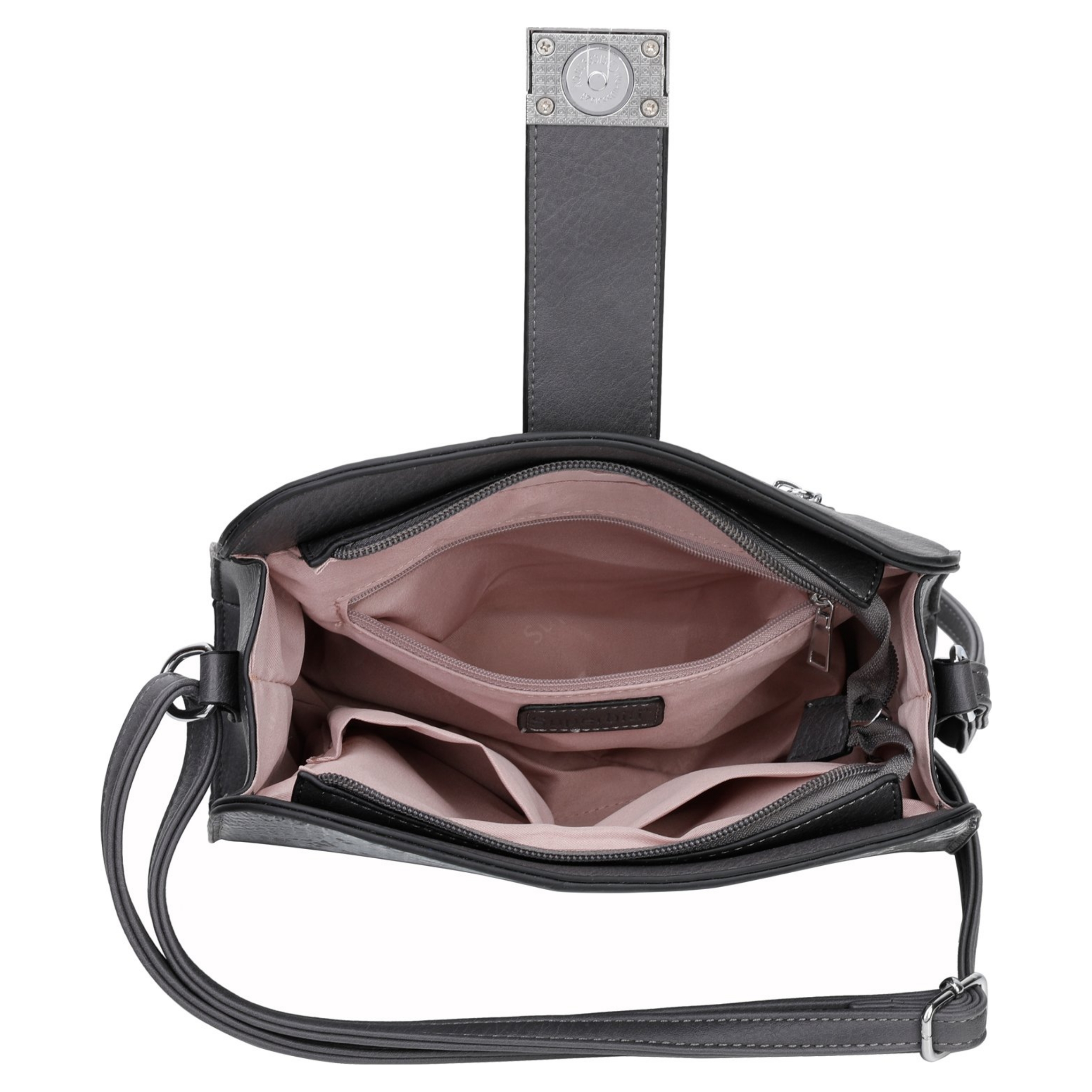 SilverToned Animal Print Cross Body Bag Shoulder Bag Go Wholesale