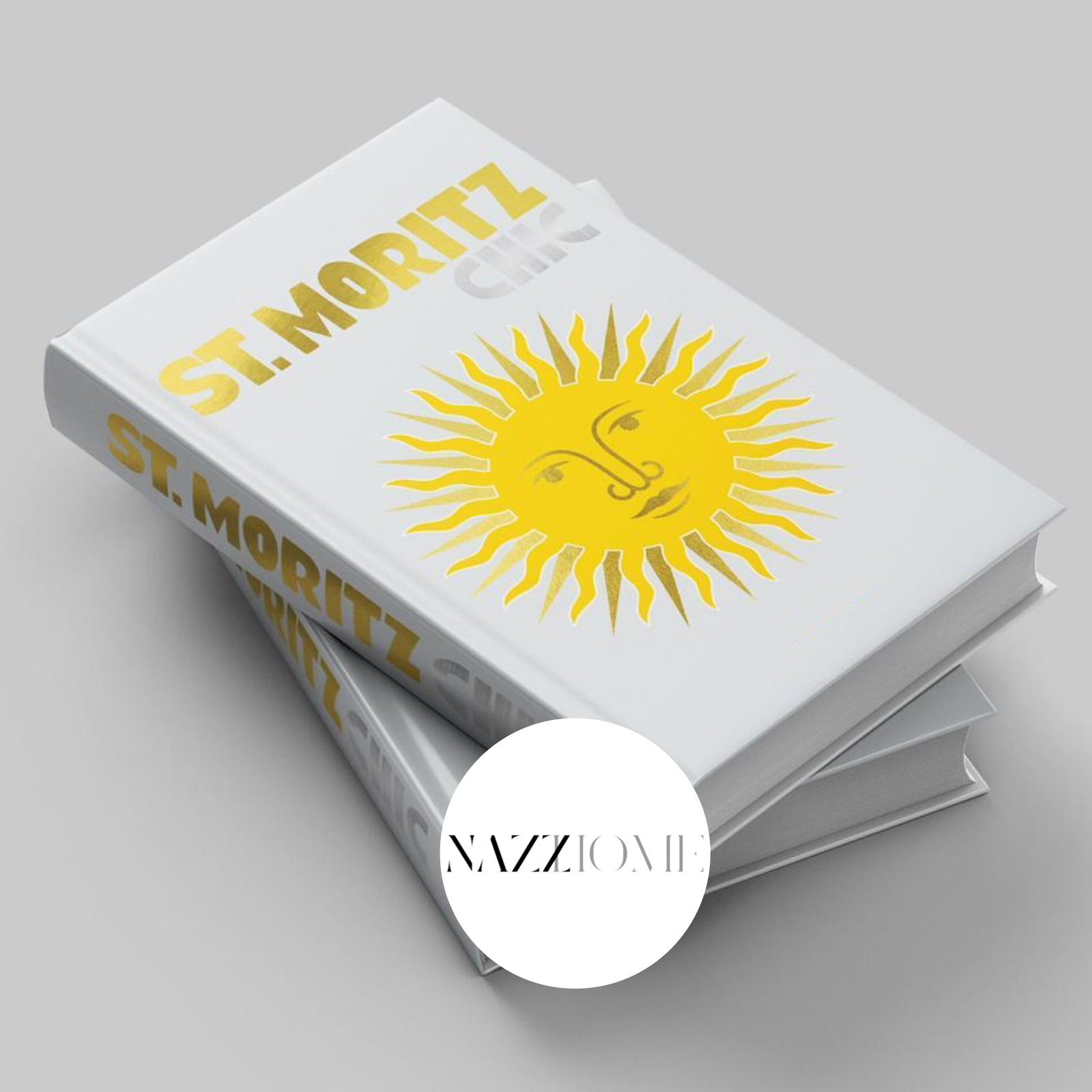 ST MORTIZ CHIC TRAVEL VACATION LUXURY OPENABLE STORAGE BOOK BOX TABLE