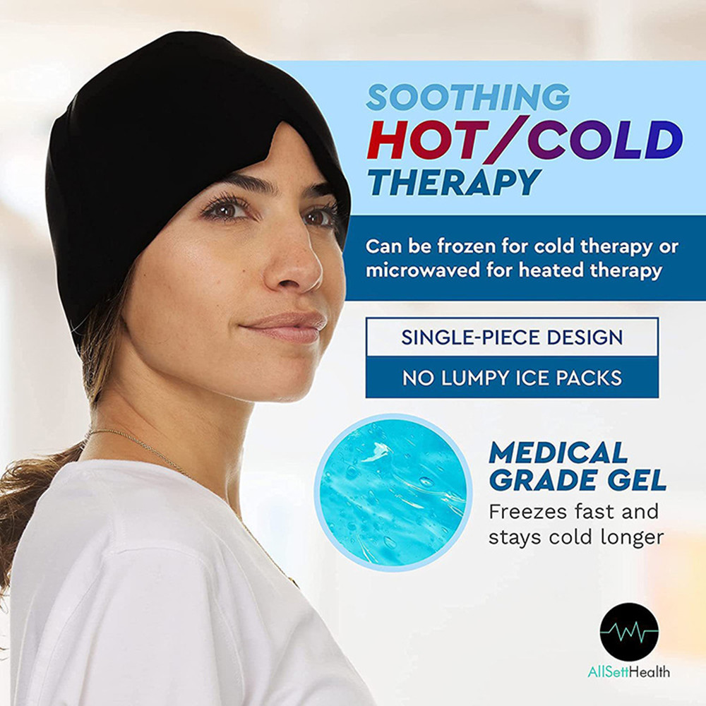 Hot or cold discount compress for headache