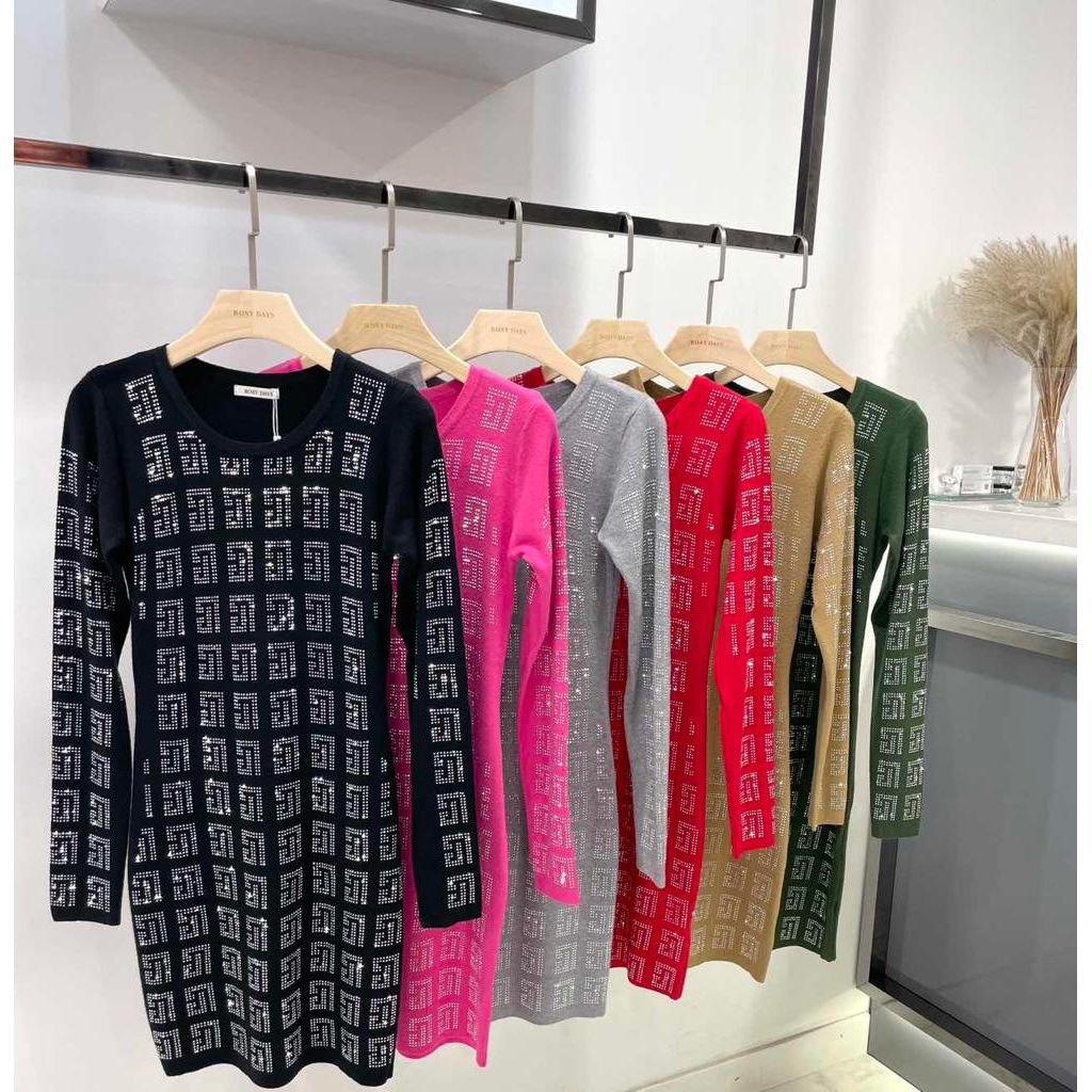 Diamante jumper dress discount