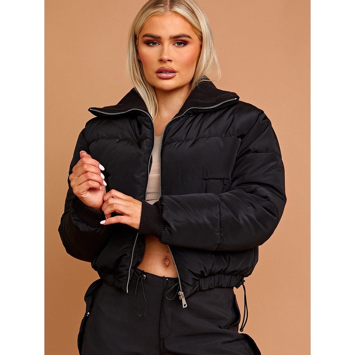 Cropped puffer jacket wholesale store