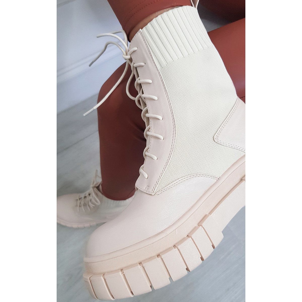 lace up mid calf boots uk