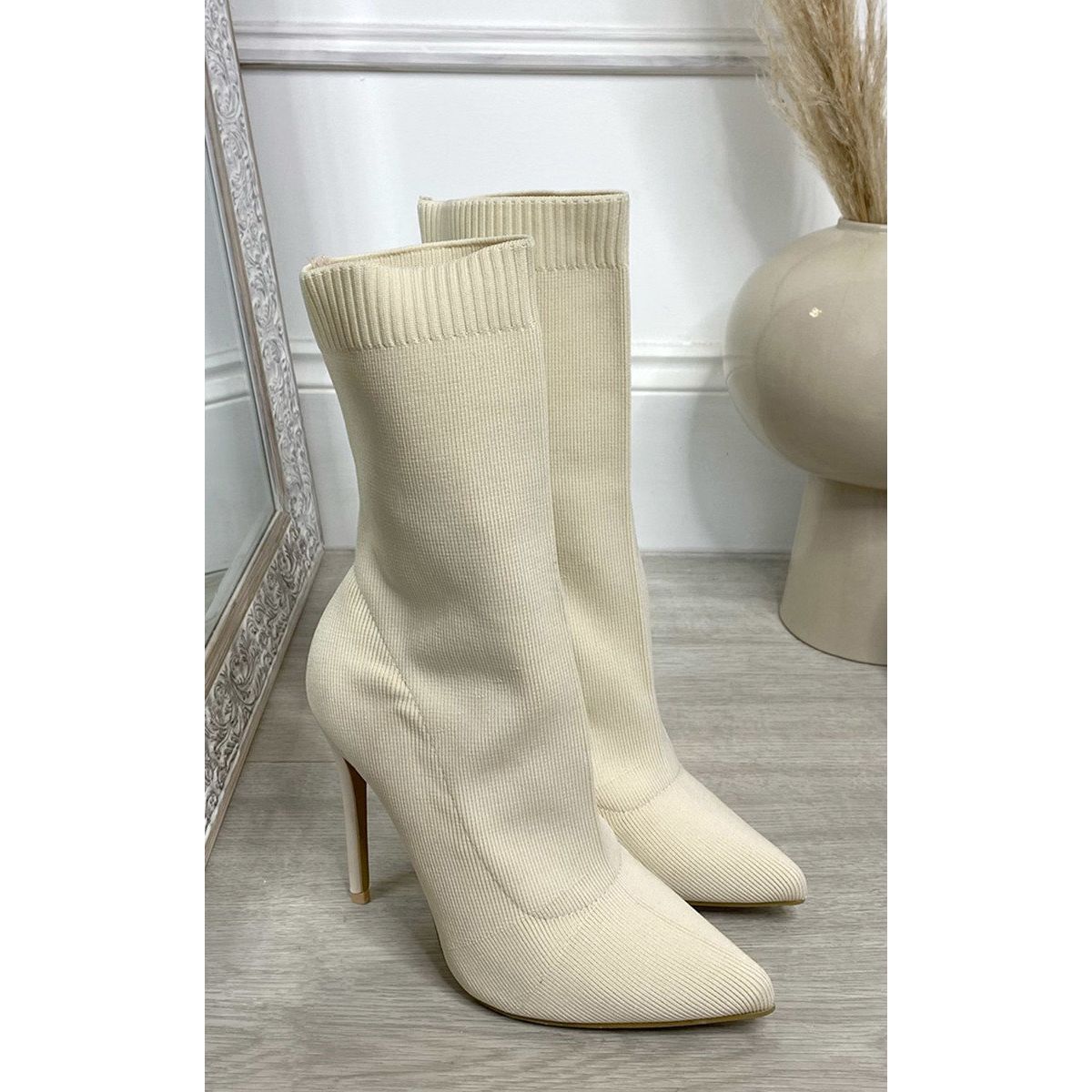 Mid Calf Sock Boots Go Wholesale