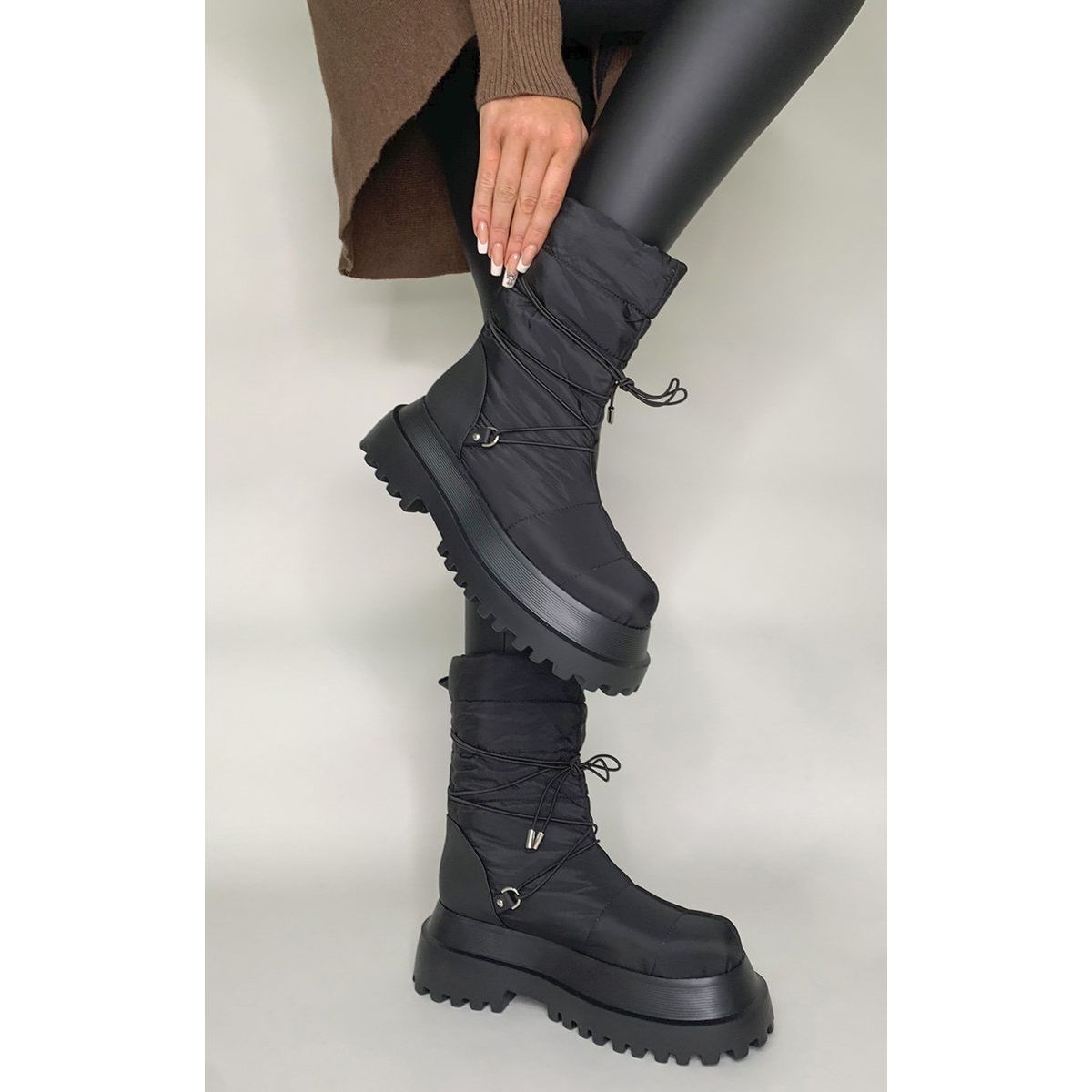 Up Chunky Sole Snow Boots Go Wholesale