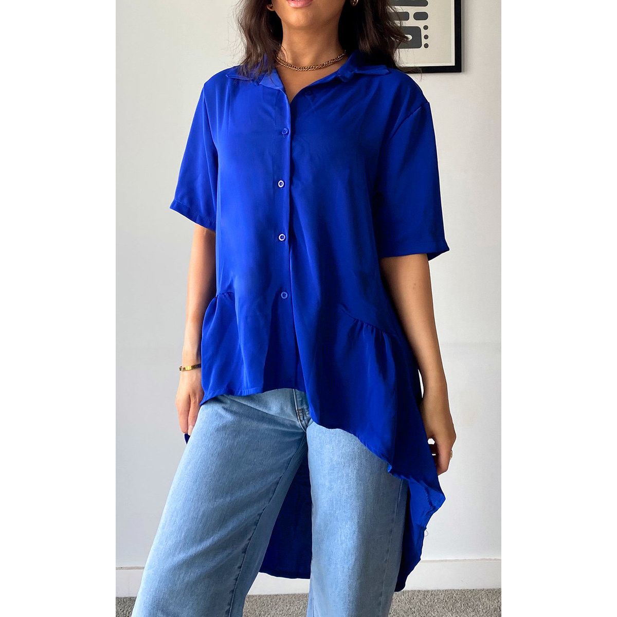 Low Button Blouse | Go Wholesale