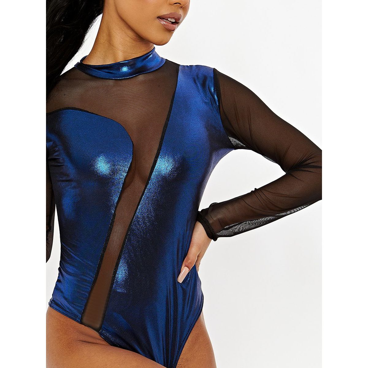 Mesh insert bodysuit new arrivals