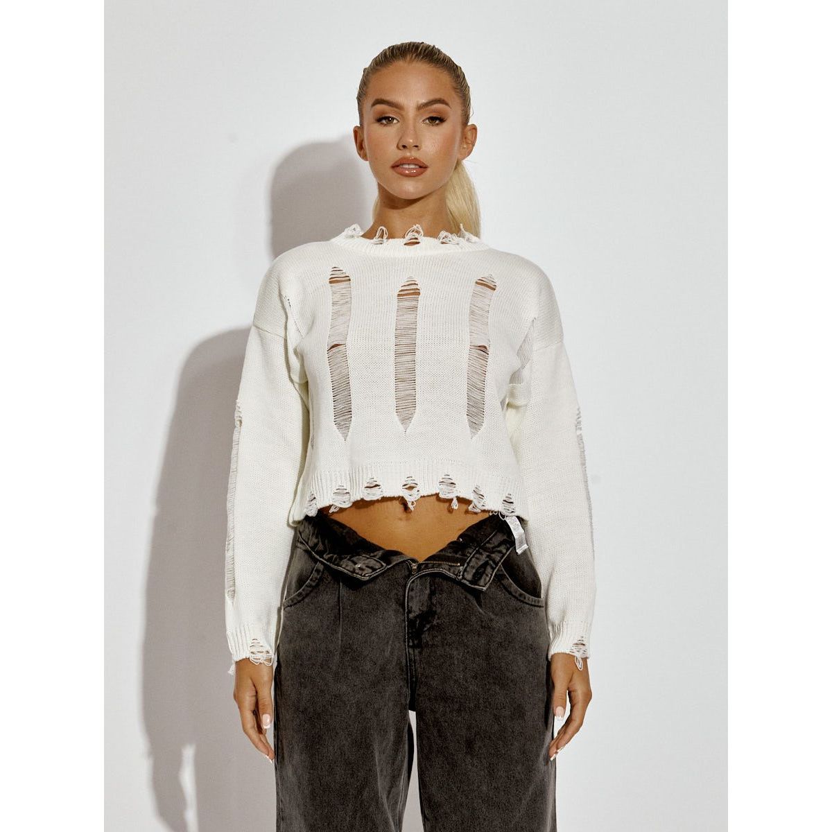 Crop top sweater wholesale deals