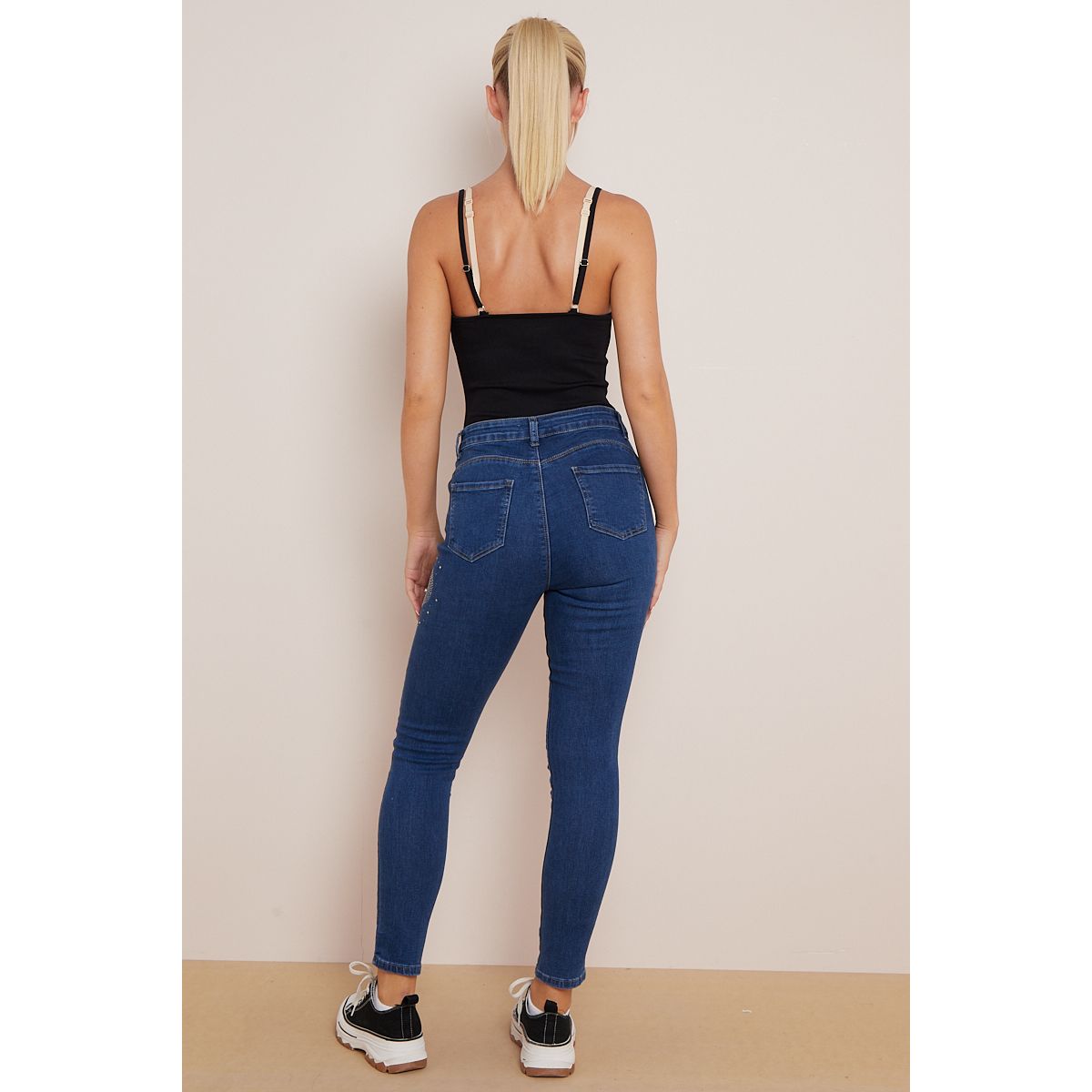 Diamante store skinny jeans