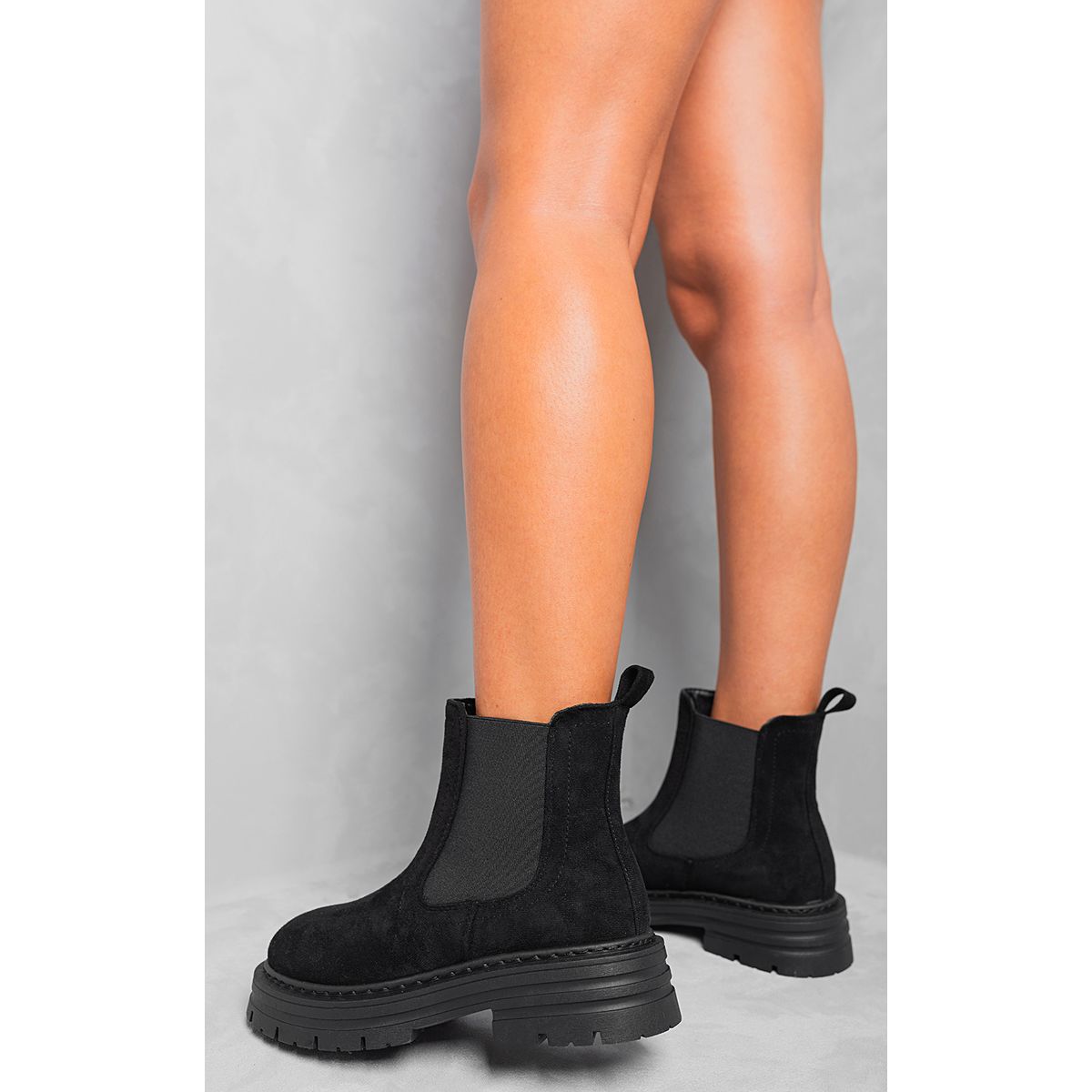 suede chelsea ankle boots