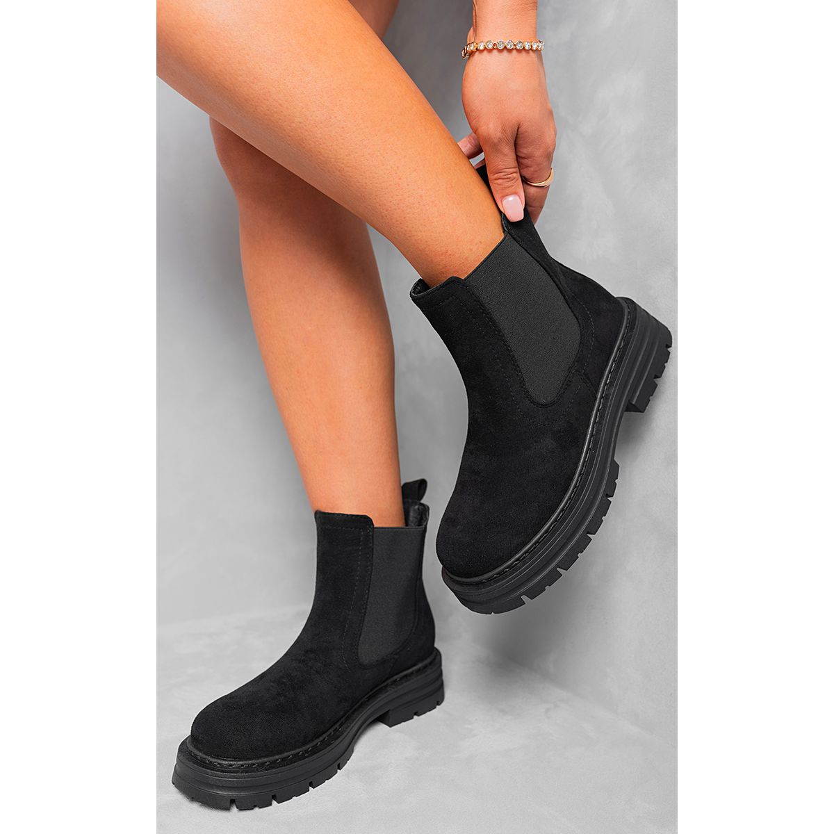 suede chelsea ankle boots