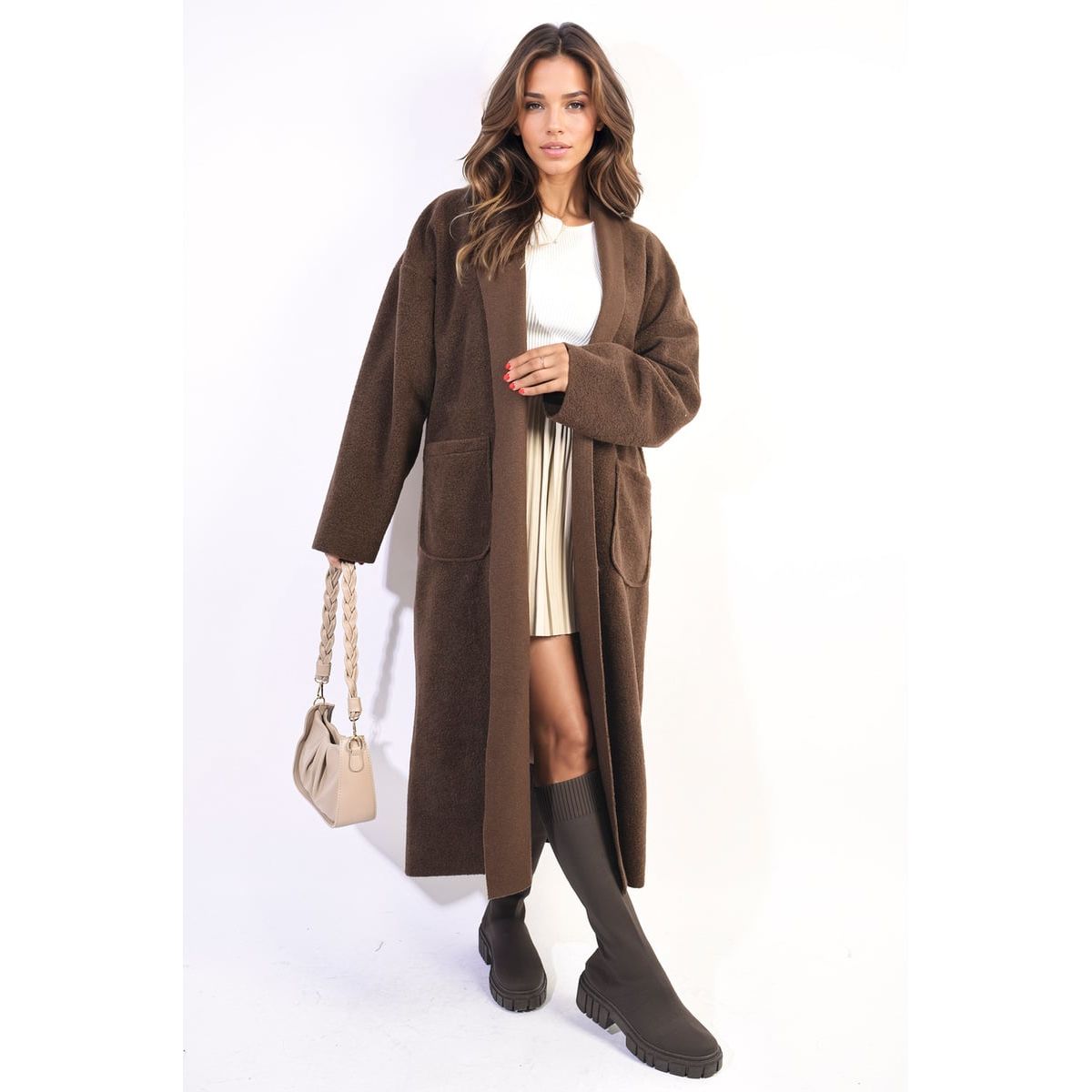 Long sales coat tops