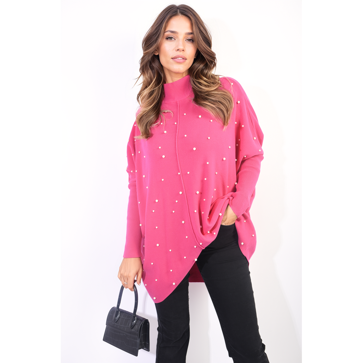 Pink pearl jumper online
