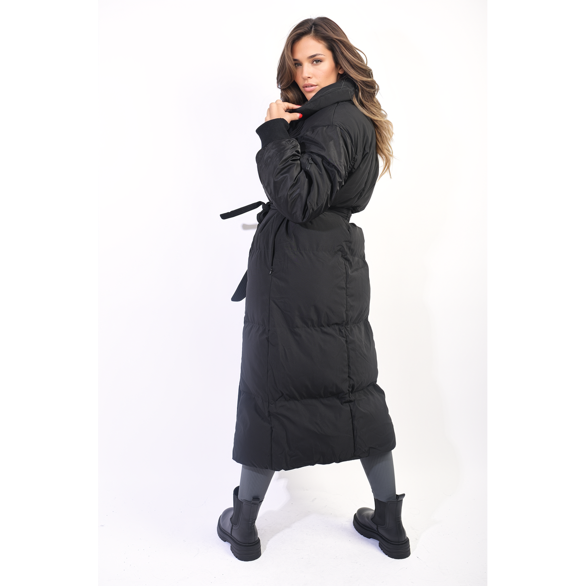 Belted Puffer Coat | Go Wholesale