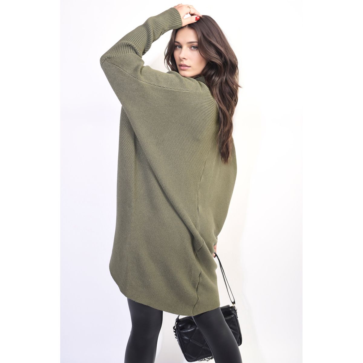 Longline on sale knitted jumper