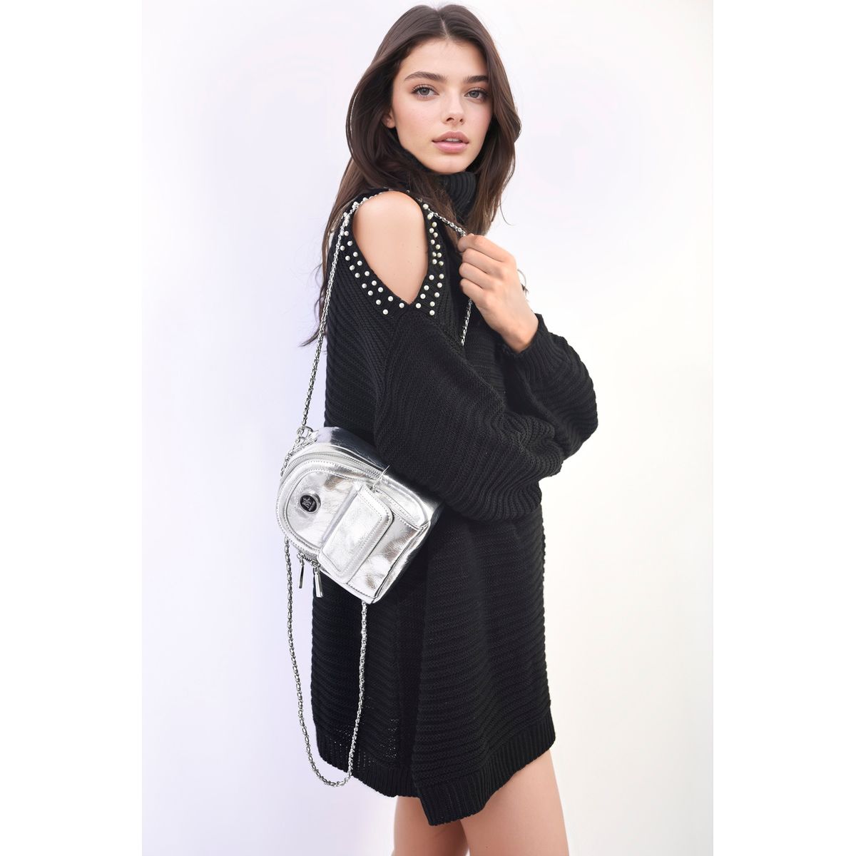 Mini backpack deals with chain straps