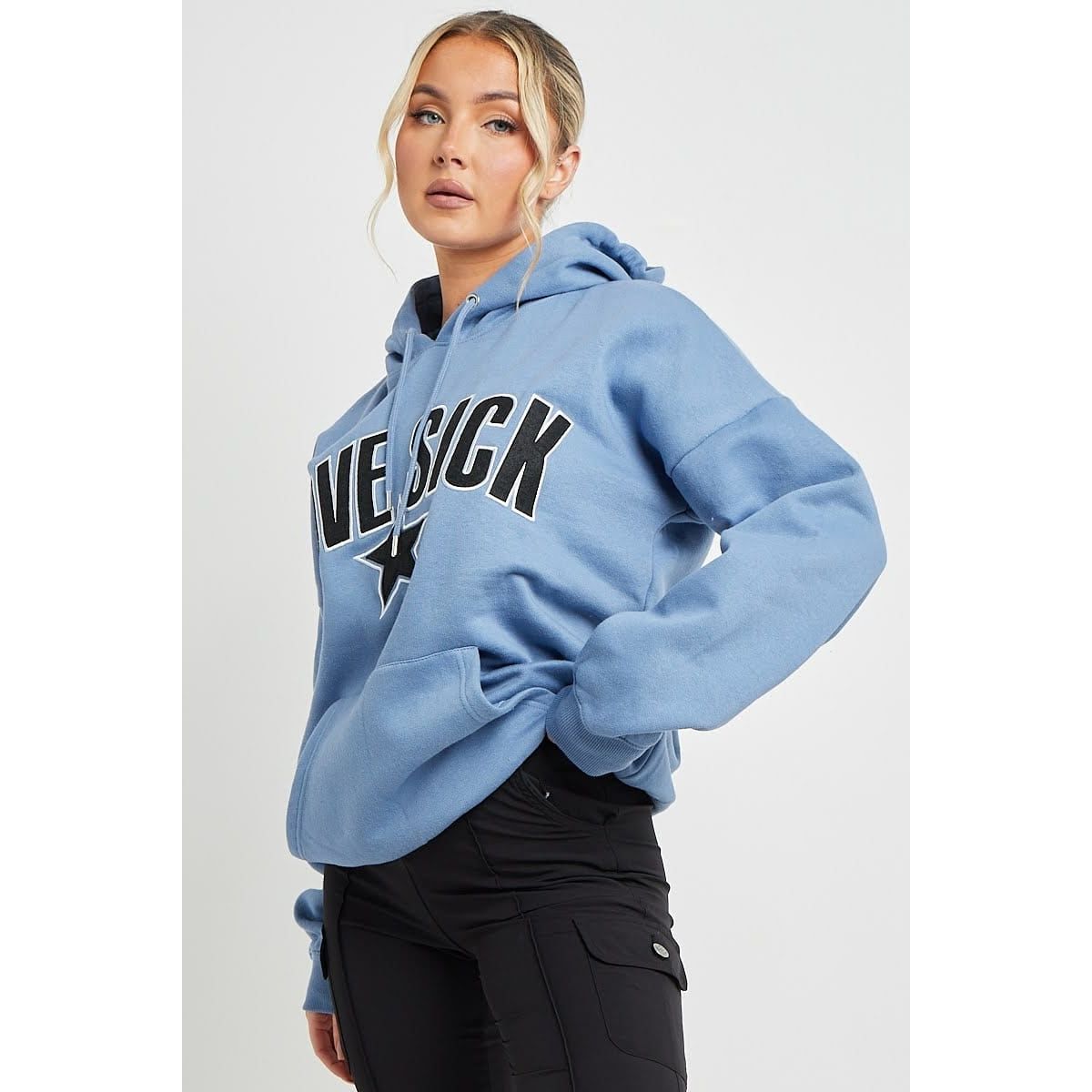 Slogan cheap print hoodie