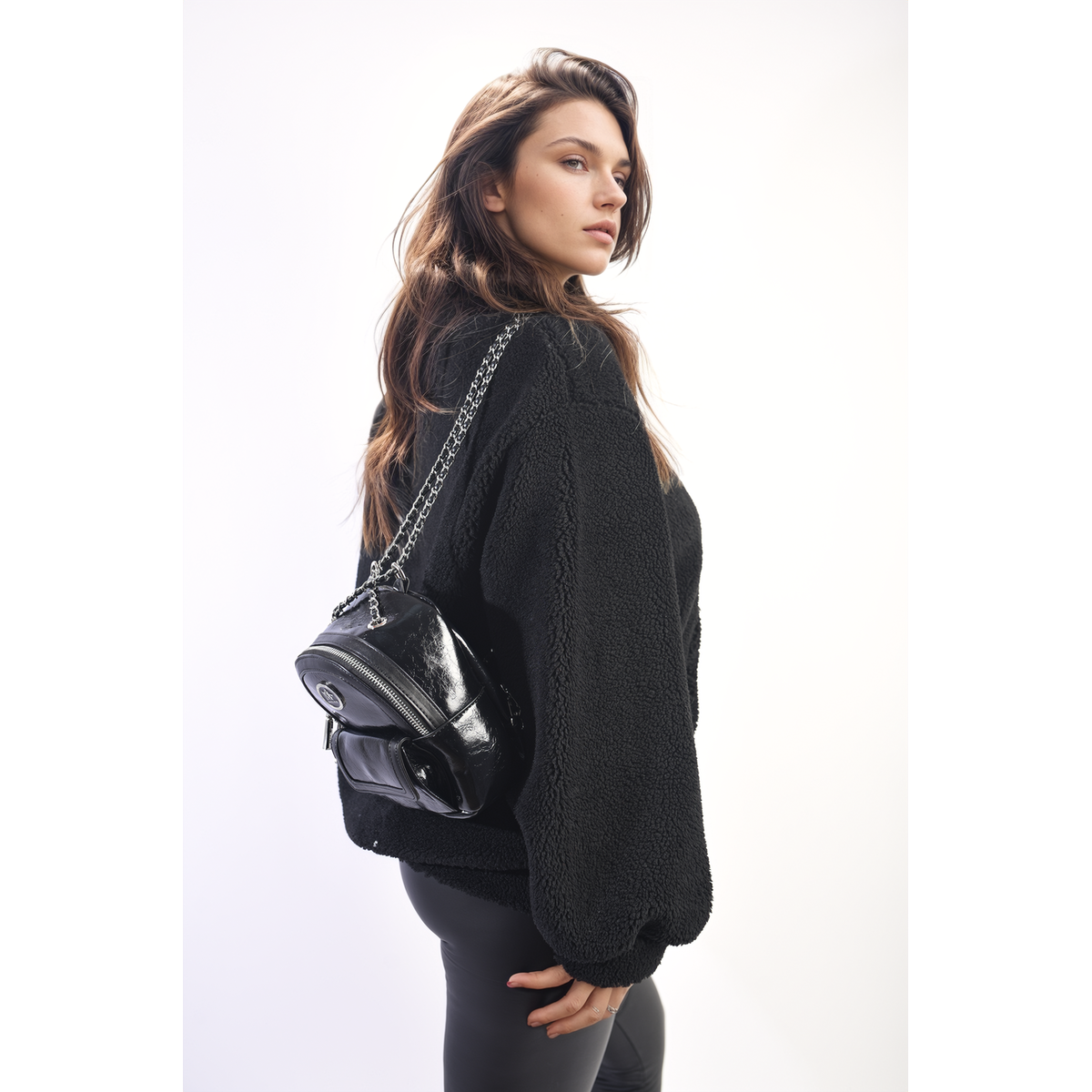 Half zip jacket with pouch shop