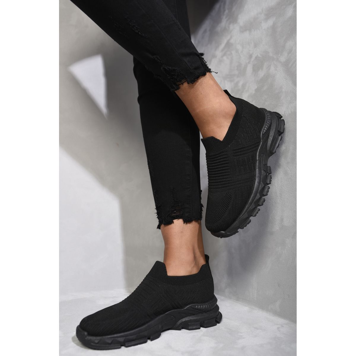 Slip on chunky trainers sale