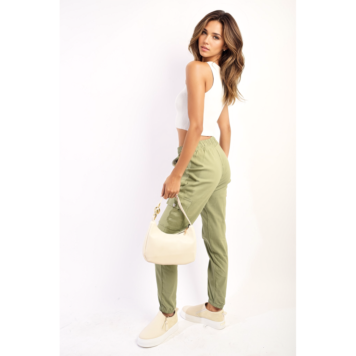 Waist Cargo Joggers Go Wholesale