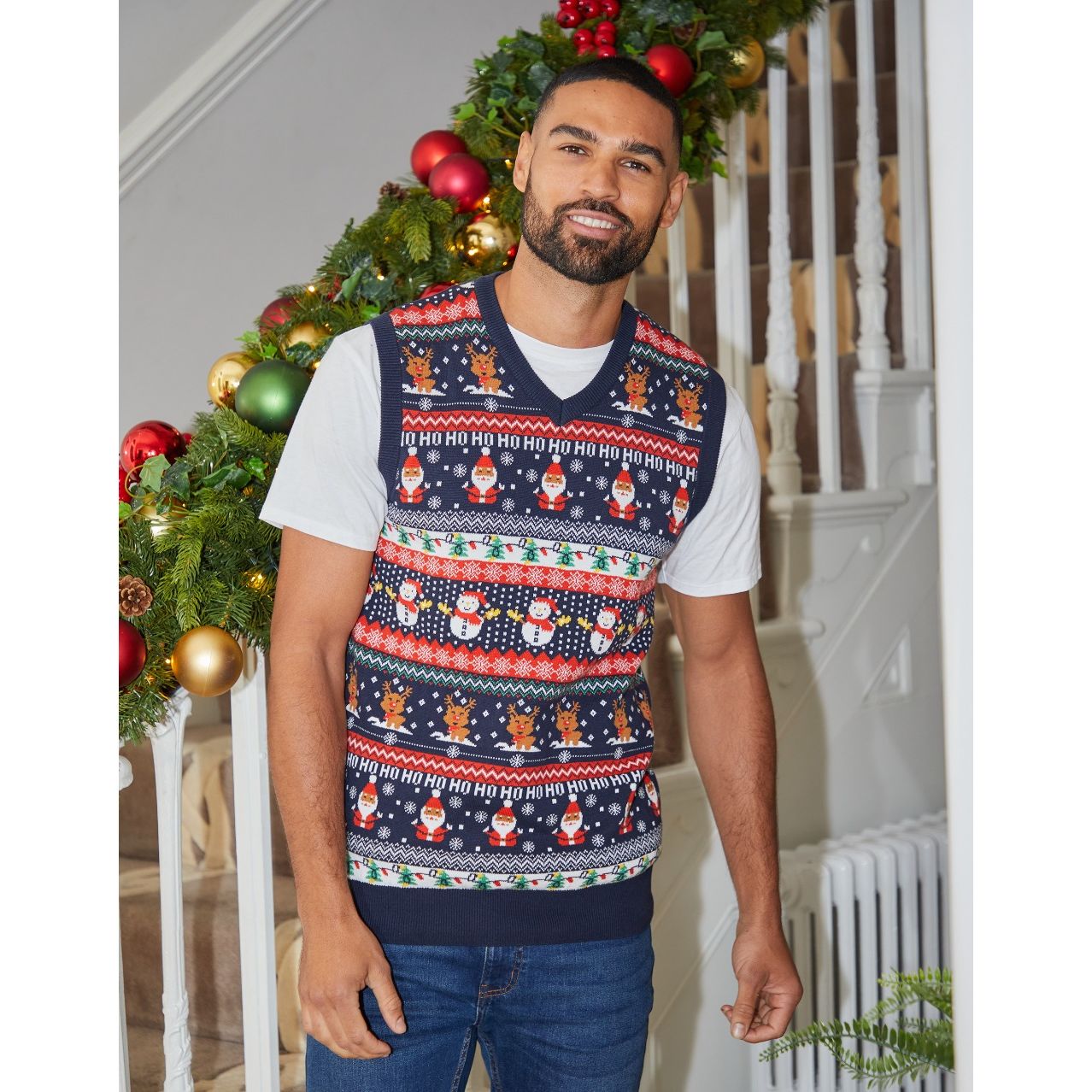 Christmas hotsell jumper vest