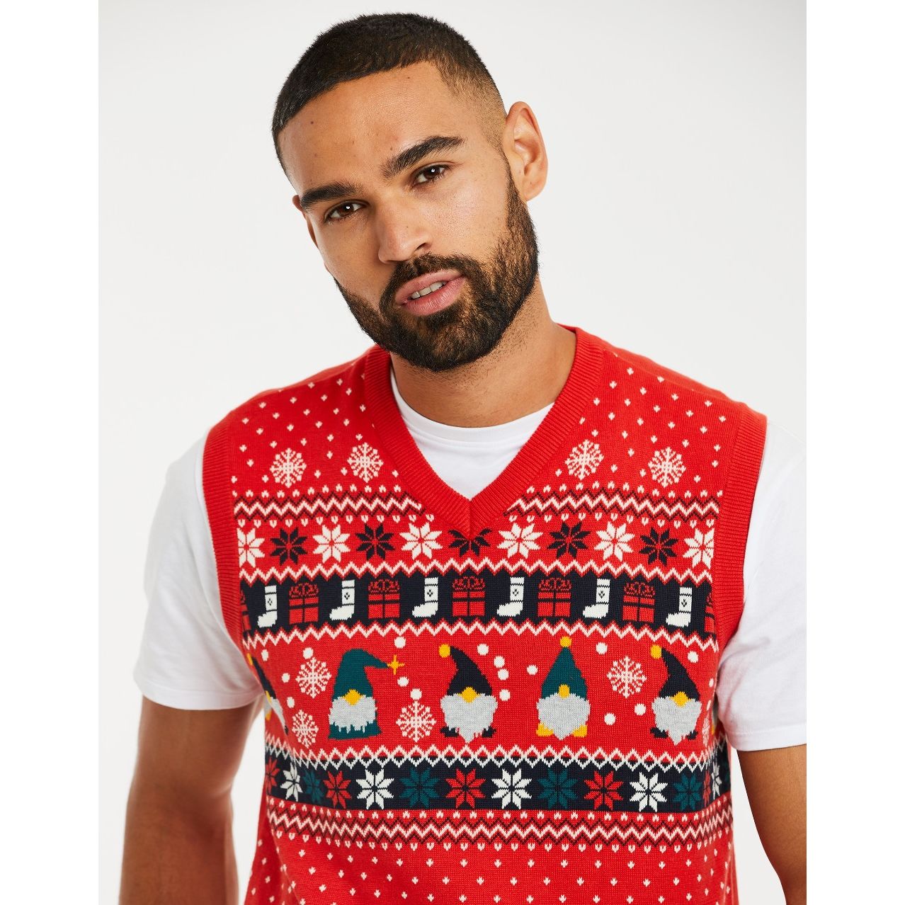 Christmas jumper vest sale
