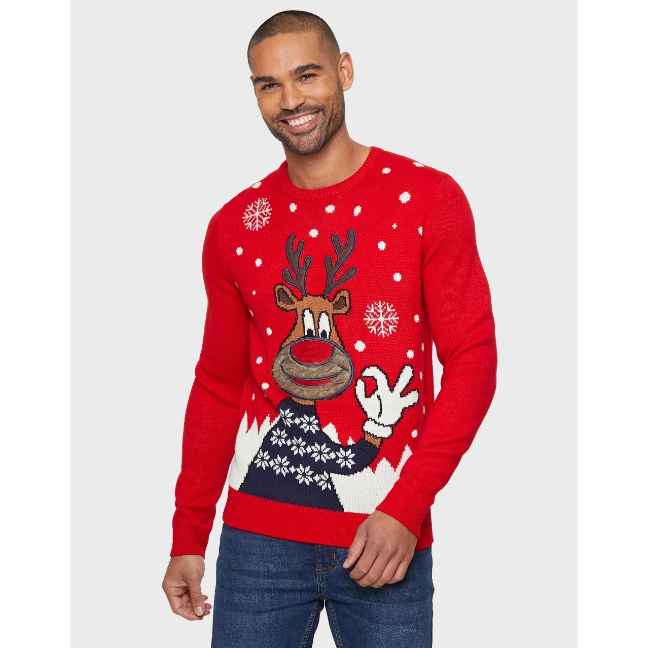 Mens mickey hotsell mouse christmas jumper