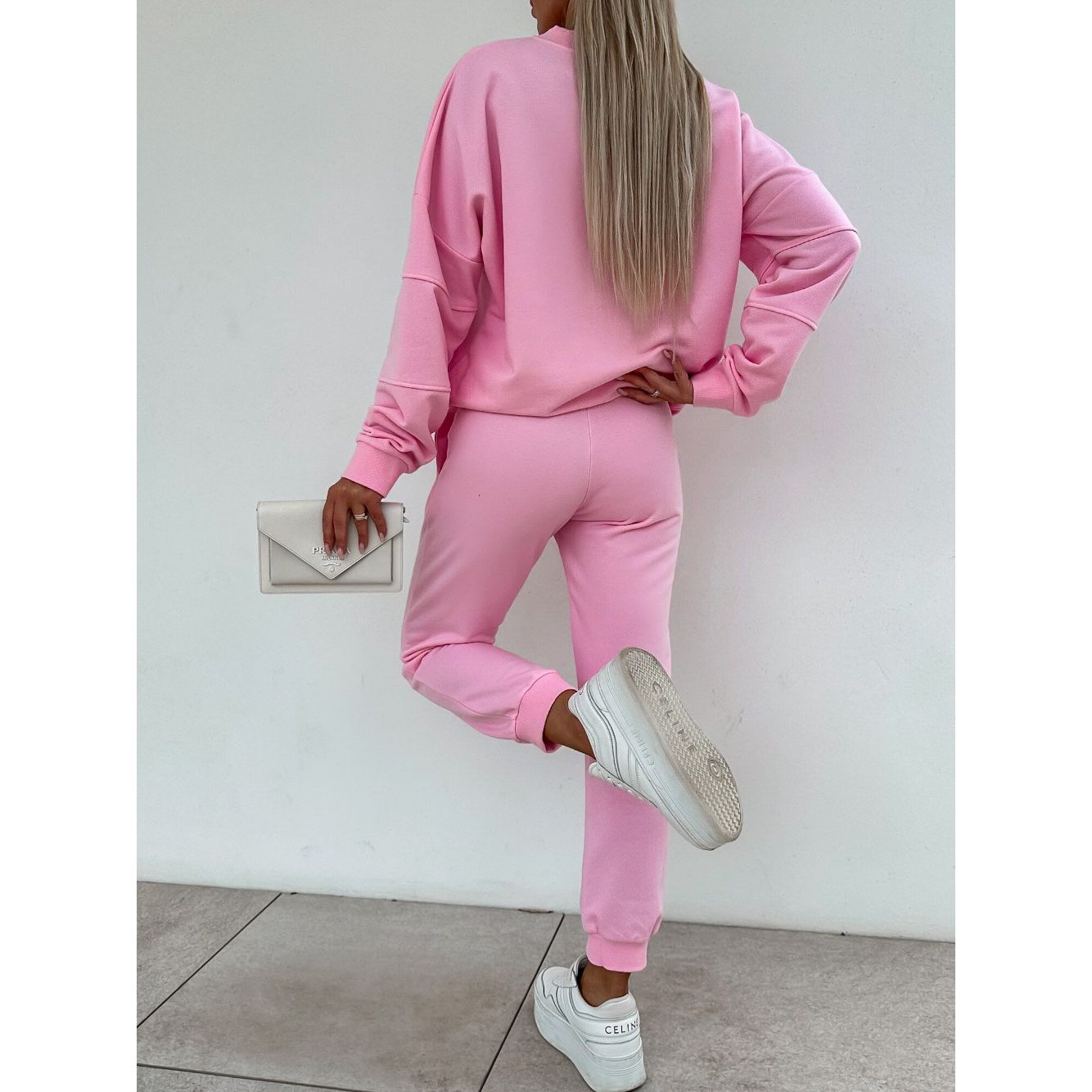 Drop Shoulder Sweatshirt And Jogger Set Go Wholesale