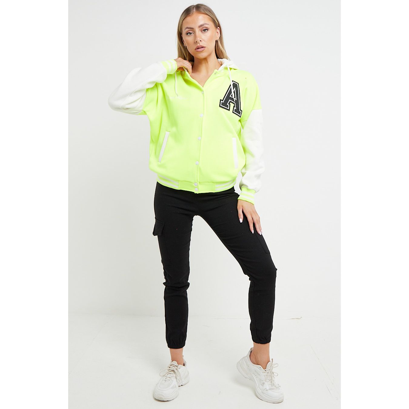 Neon green hotsell jean jacket