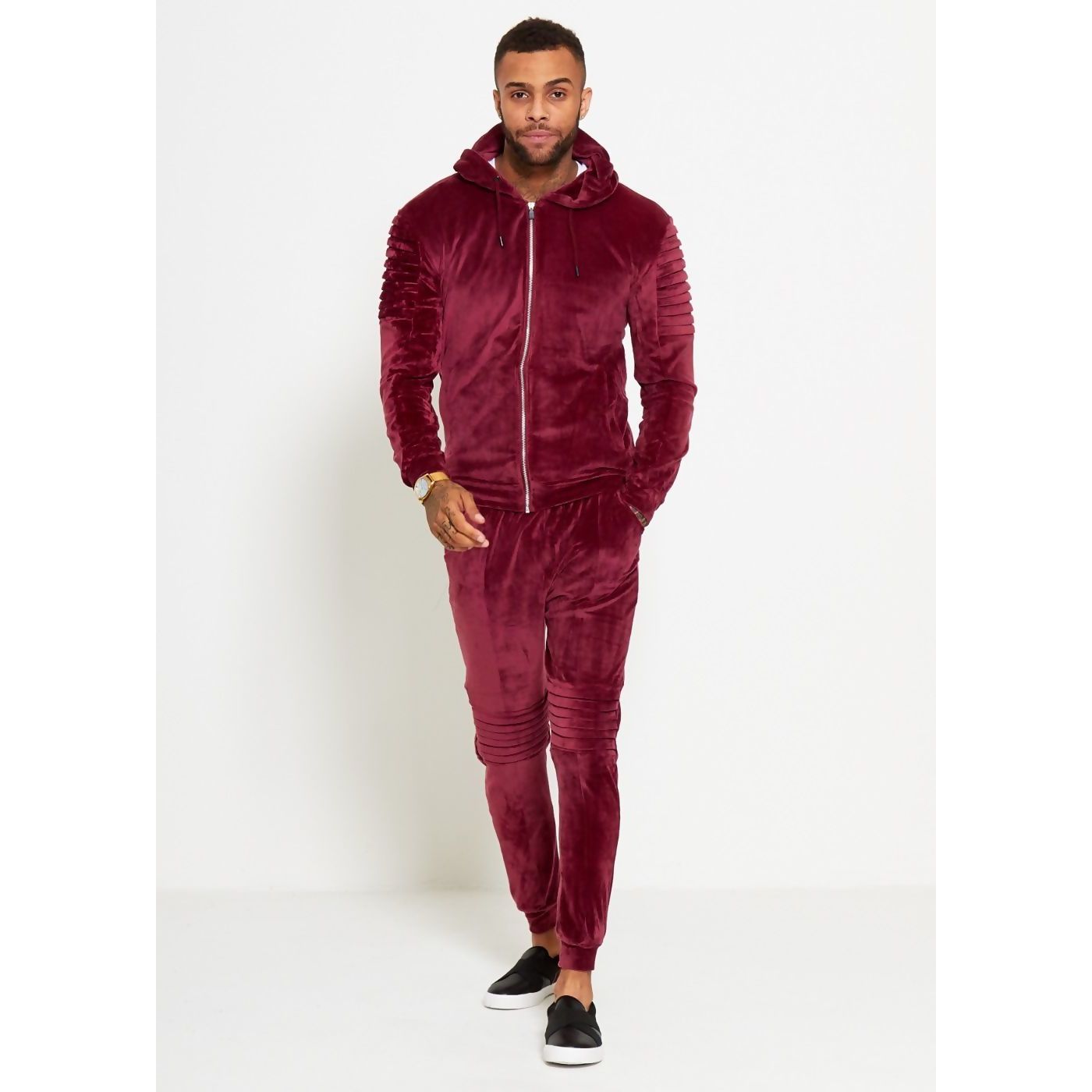 Red velvet clearance tracksuit