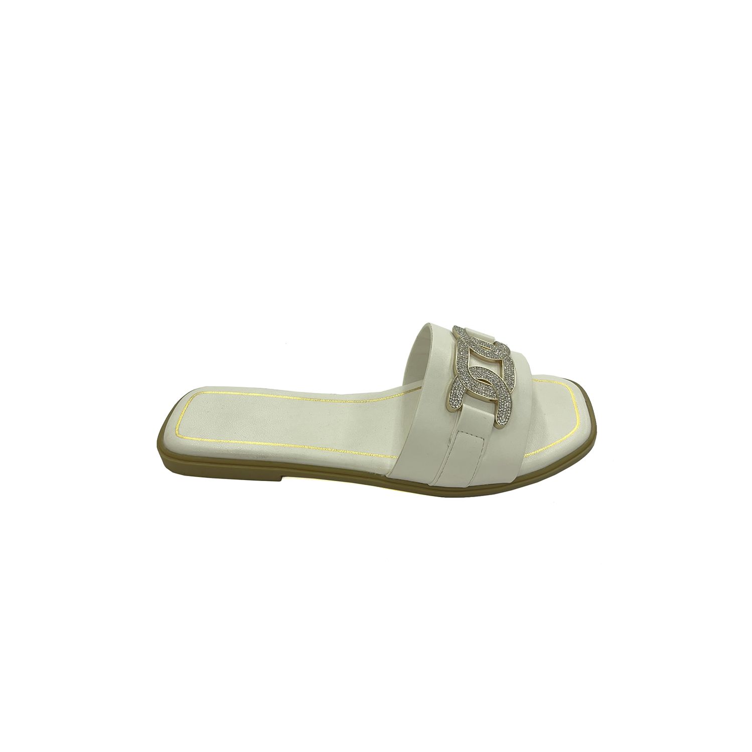 Diamante cheap slider sandals