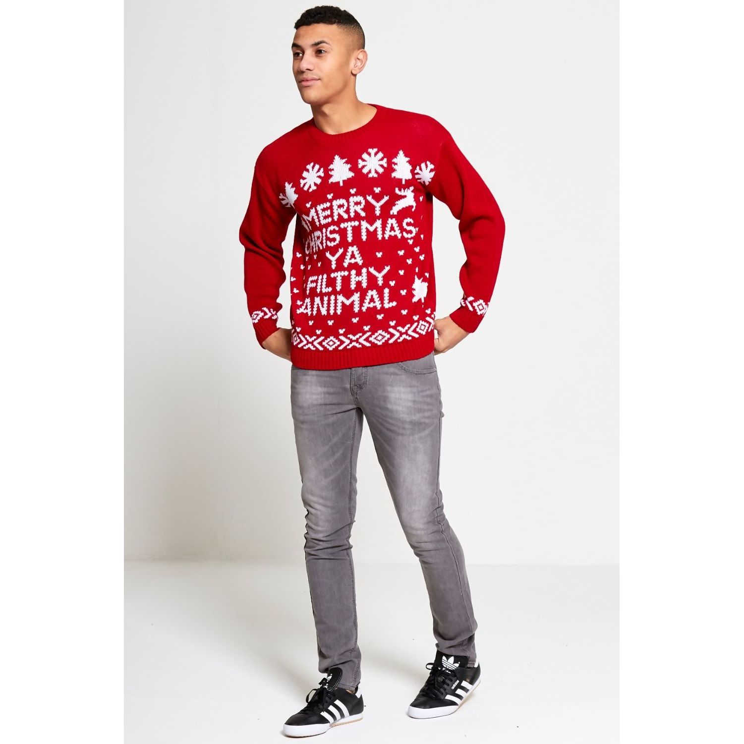 Merry christmas ya best sale filthy animal jumper mens