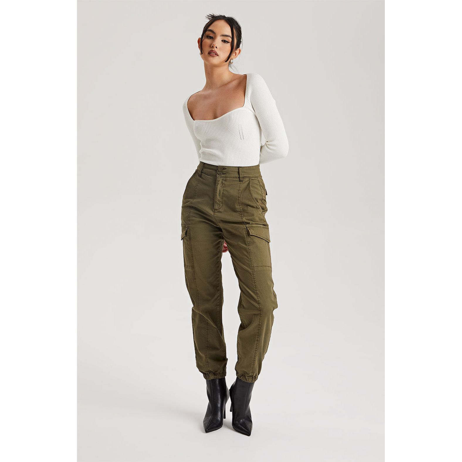Cuffed Cargo Pants Go Wholesale