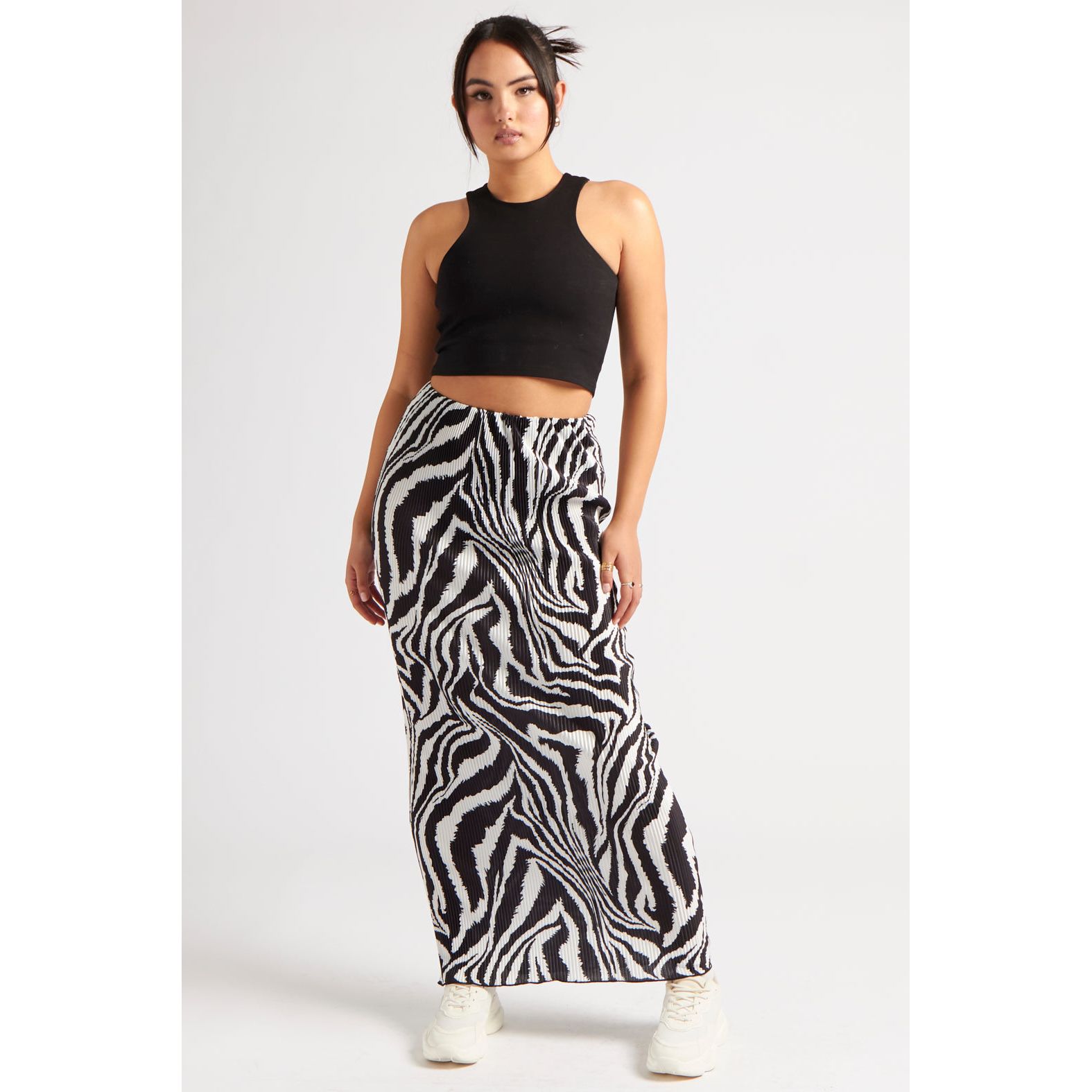 Zebra print maxi skirt uk cheap