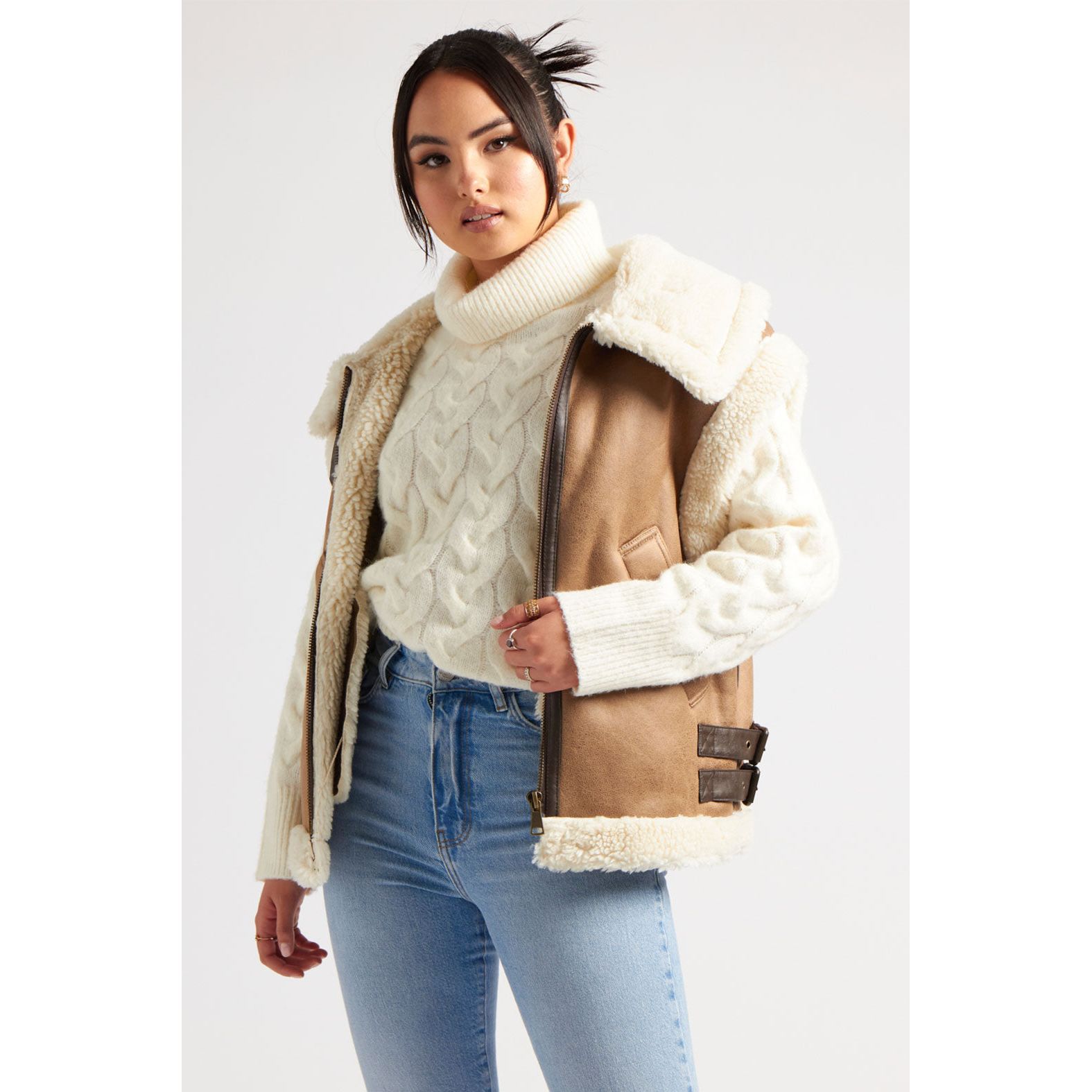 Bonded Aviator Gilet Go Wholesale