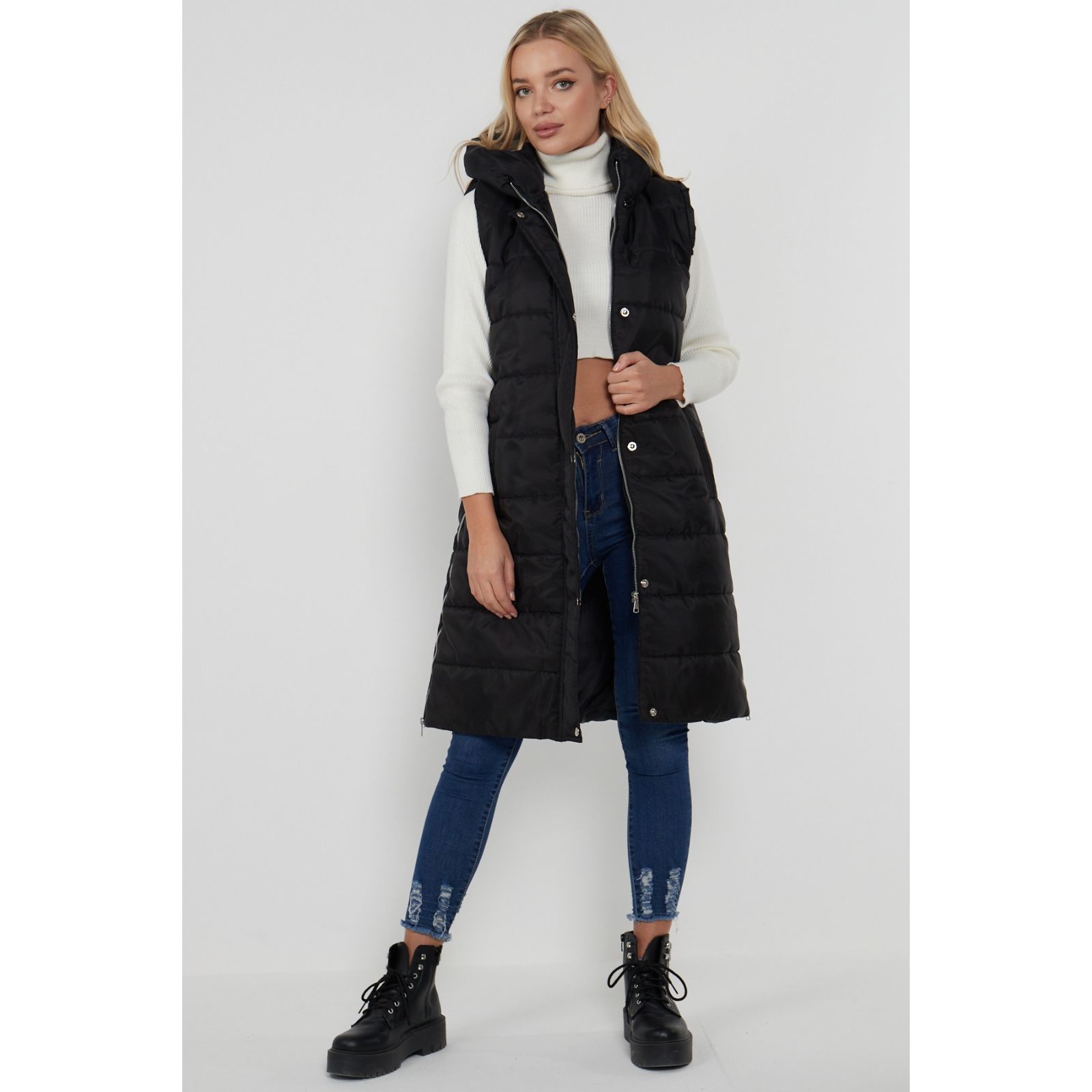 Long gilet coat new arrivals