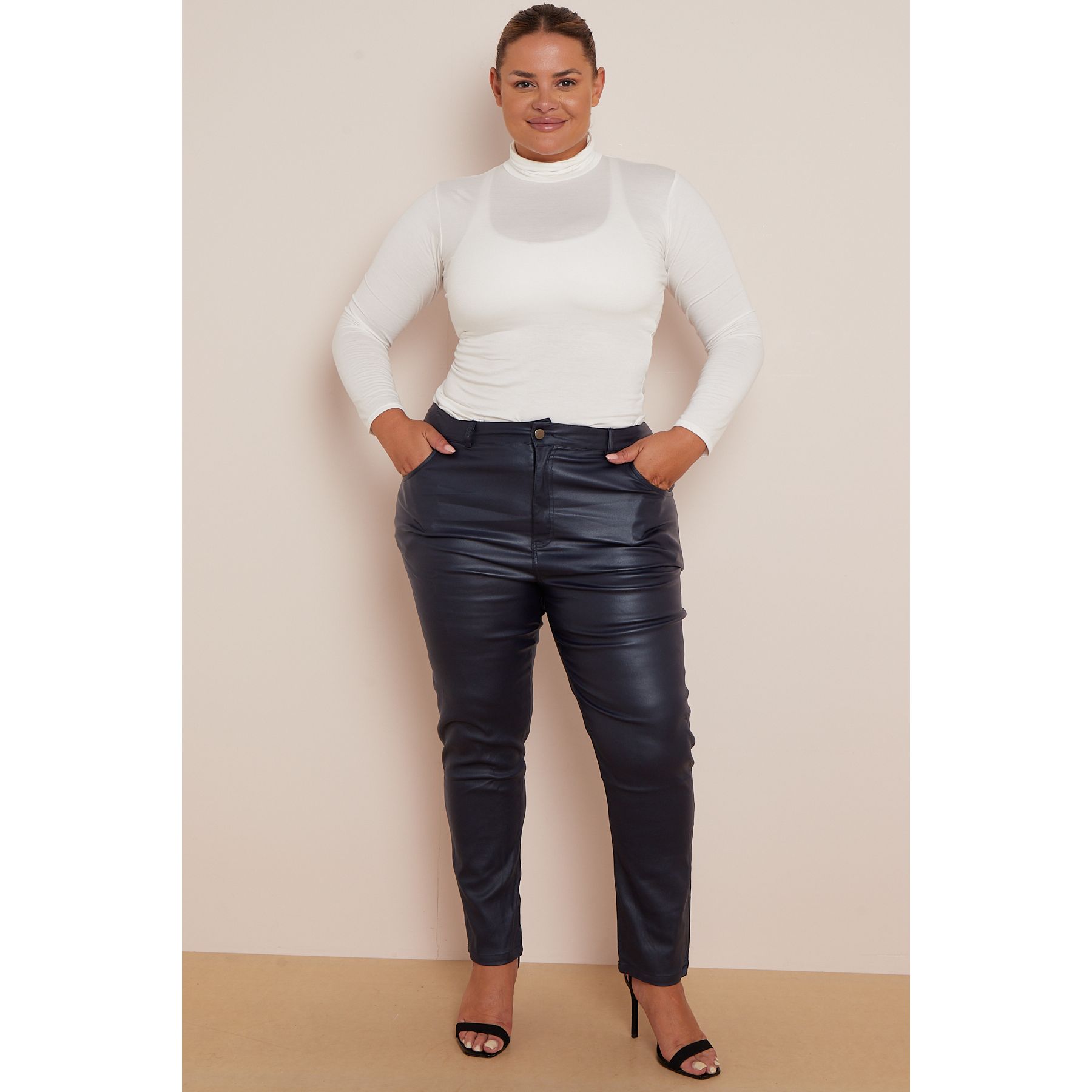 Size 4 leather trousers top