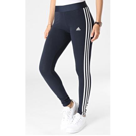 Adidas originals 3 outlet stripe leggings navy