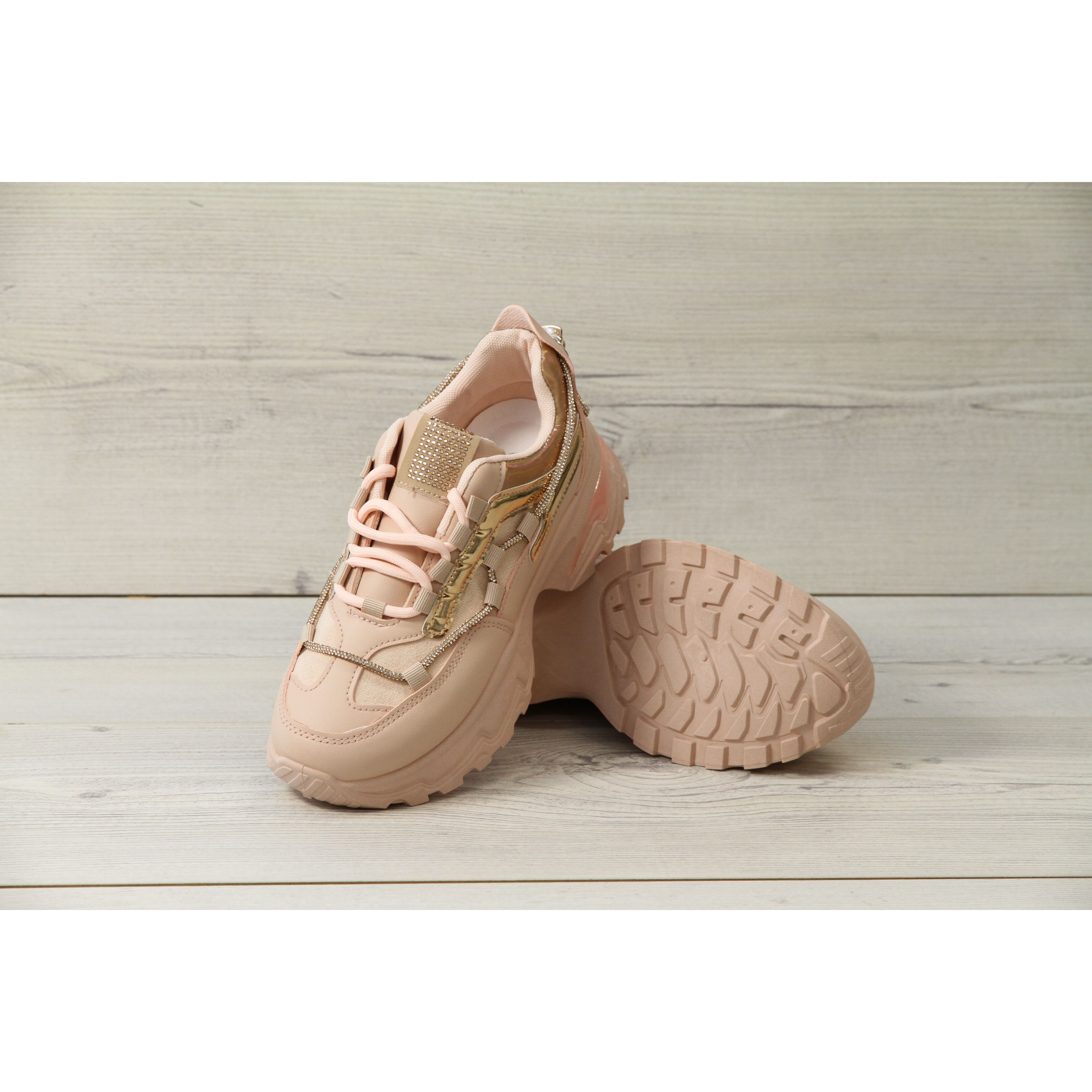 Nude chunky sneakers store