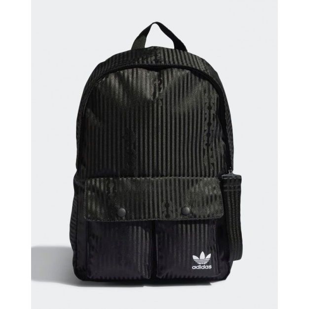 Adidas Originals Glossy Backpack Striped Black Go Wholesale