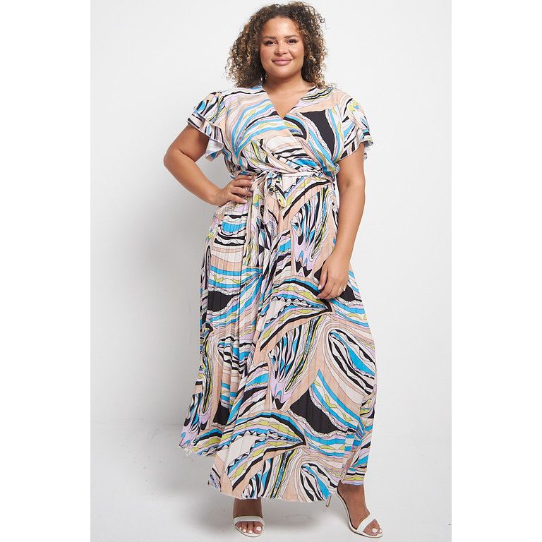 One size wrap discount dress