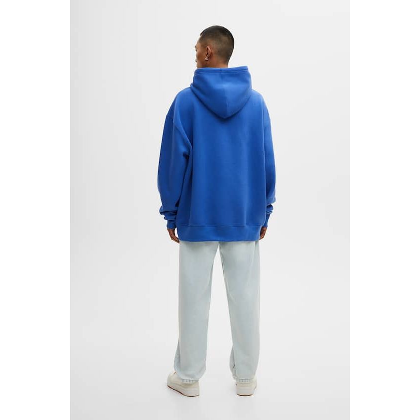 Royal Blue Basic Fleece Pullover Hoodie Go Wholesale